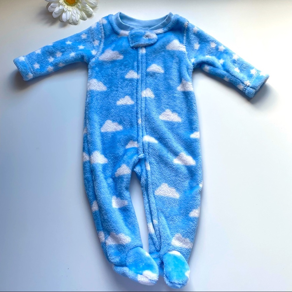 3/$15 Super Soft Fleece Long Sleeved Footie Onesie Sleeper Size 0-3m NWOT